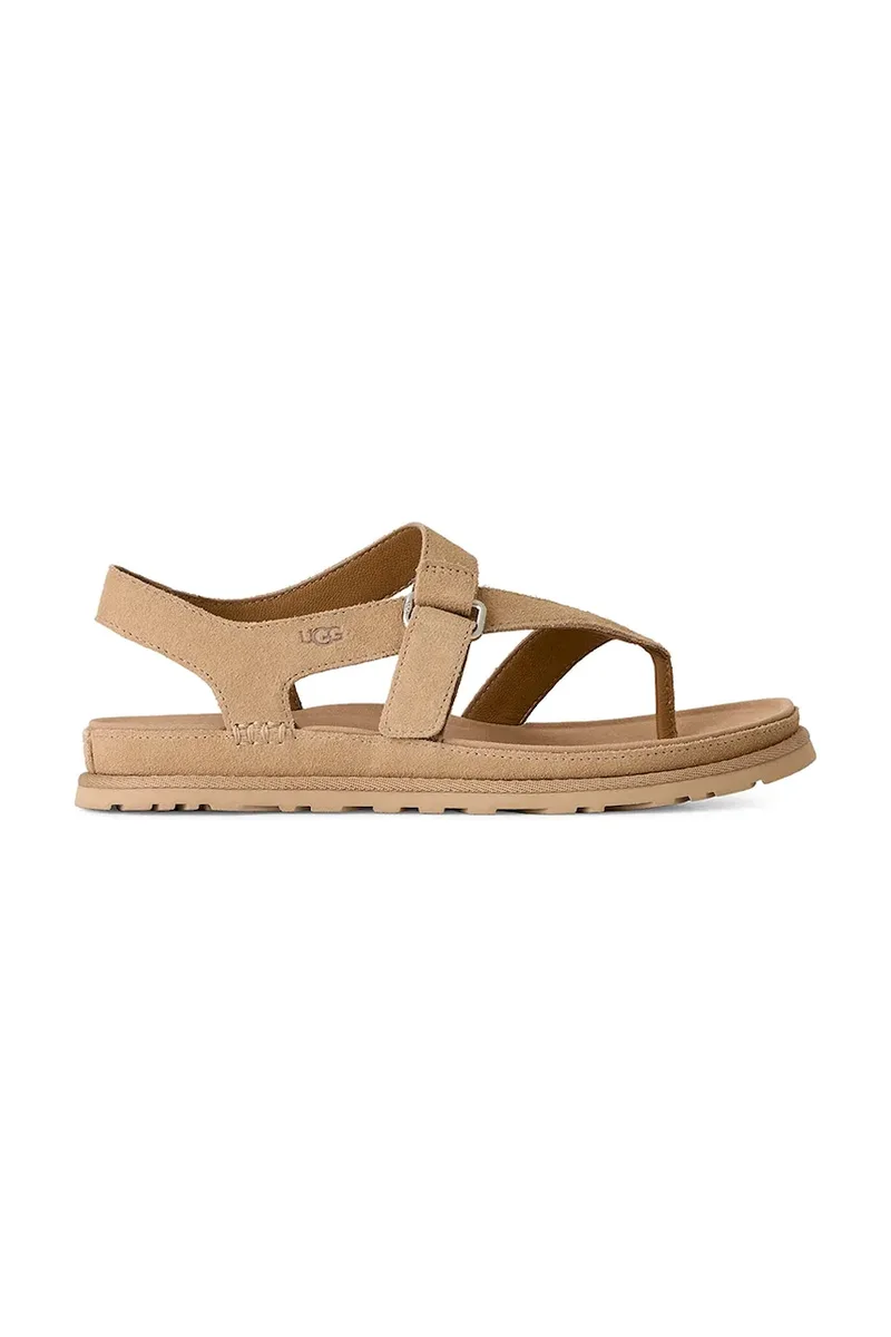 Πέδιλα σουέτ UGG W Goldengaze Toe Post