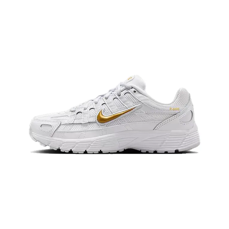 Xαμηλά Sneakers Nike Baskets P-6000 blanc/platine pur/or métallique