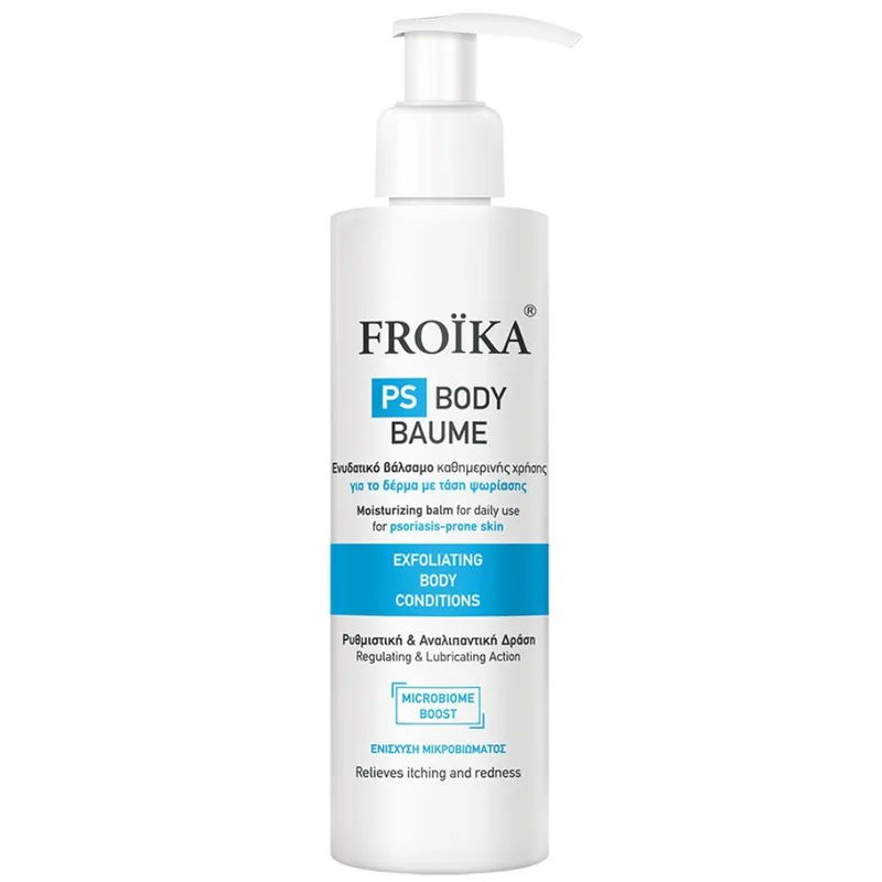 Froika PS Regulating & Lubricating Action Moisturizing Body Baume Ενυδατικό & Ρυθμιστικό Βάλσαμο Καθημερινής Χρήσης για το Σώμα με Τάση Ψωρίασης 200ml