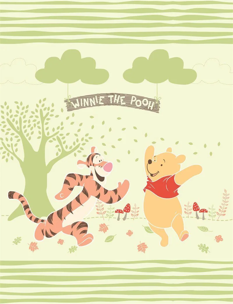 Κουβέρτα Βελουτέ Κούνιας Disney Dimcol Digital Print Winnie 02 110x140