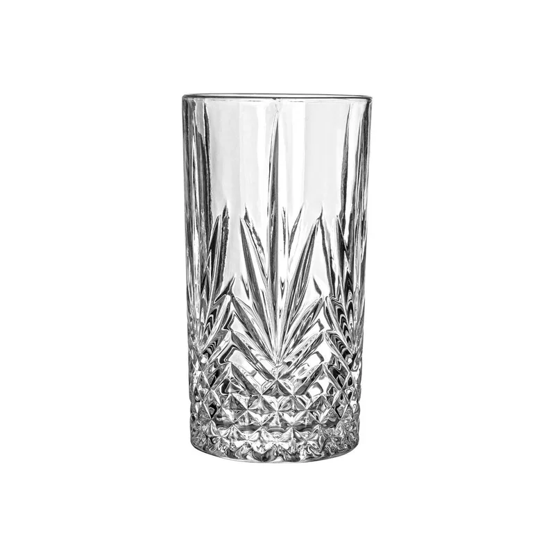 Ποτήρι Νερού Κρυστάλλινο 410ml-7,8x14,5εκ. Old Fashion Estia 07-35822 (Σετ 6 Τεμάχια) (Υλικό: Κρύσταλλο, Χρώμα: Διάφανο , Μέγεθος: Σωλήνας) - estia - 07-35822