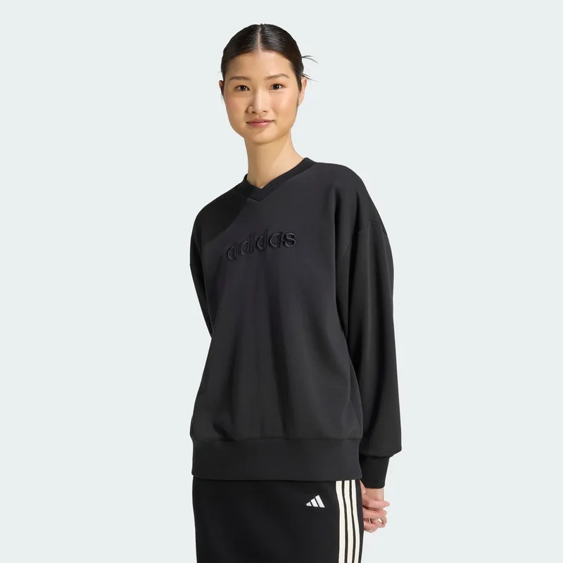 adidas sportswear W Seasonal Essentials Satin V-Neck (9000285211_1469)