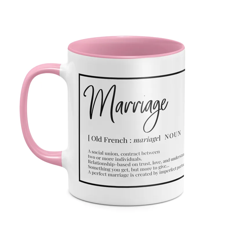 What is Marriage - Κούπα - Ροζ - Απλή