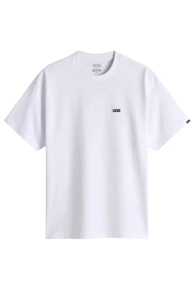 Vans Left Chest II Ανδρικό T-Shirt Loose Fit - Λευκό-VN000P1PWHT1-WHITE