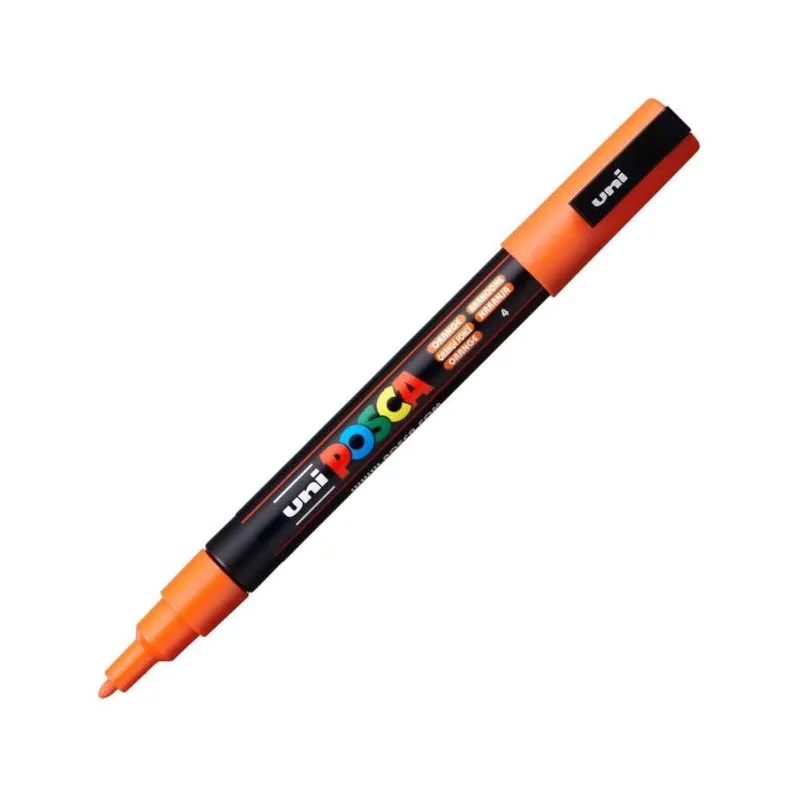 Μαρκαδόρος Posca Fine PC-3M Πορτοκαλί 1.3mm Uni-Ball