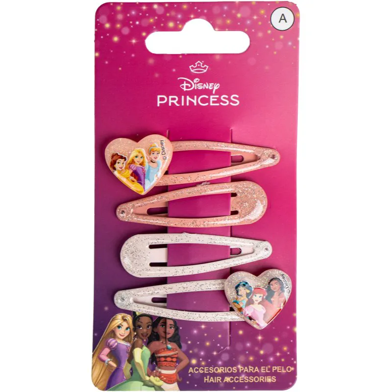Disney Princess Hair Accessories κλιπ για τα μαλλιά για παιδιά 4 τμχ