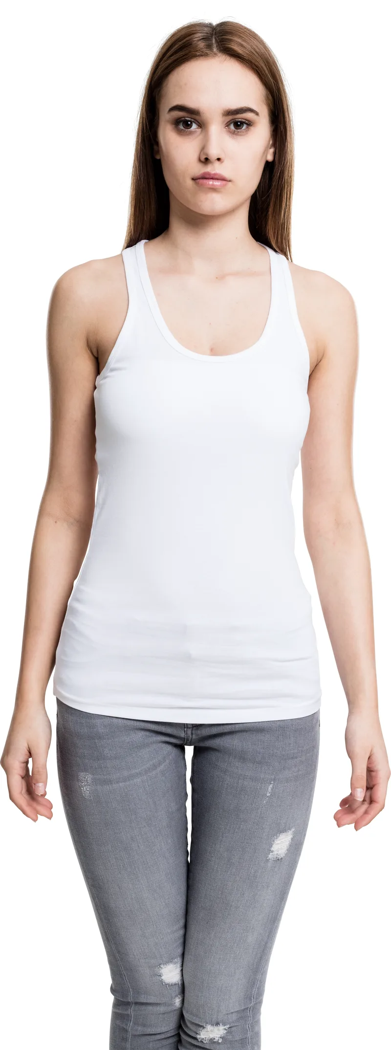 Γυναικείο Jersey Tanktop Urban Classics TB697 White