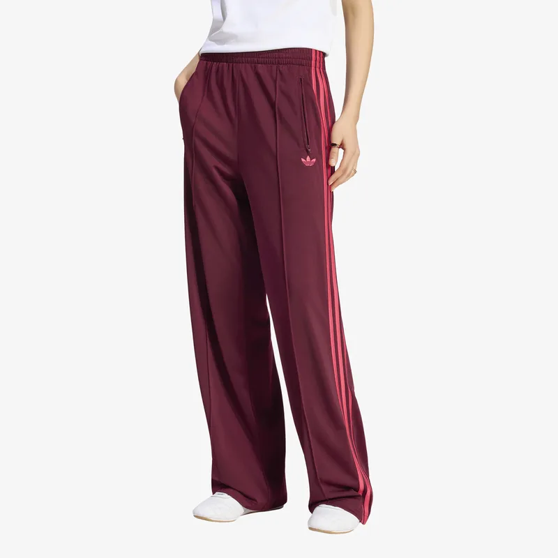 Φόρμα adidas Firebird Loose Track Tracksuit Bottoms Maroon/ Power Ροζ M