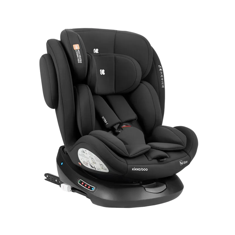 Κάθισμα Αυτοκινήτου ISOfix (40-150εκ. Ύψος) Kikka Boo i-Felix i-size Black