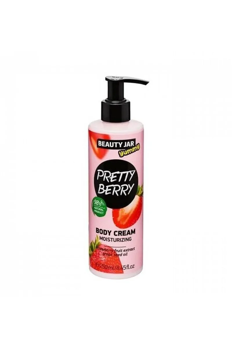 Κρεμα Σωματος Yummy Pretty Berry Beauty Jar Μονόχρωμο