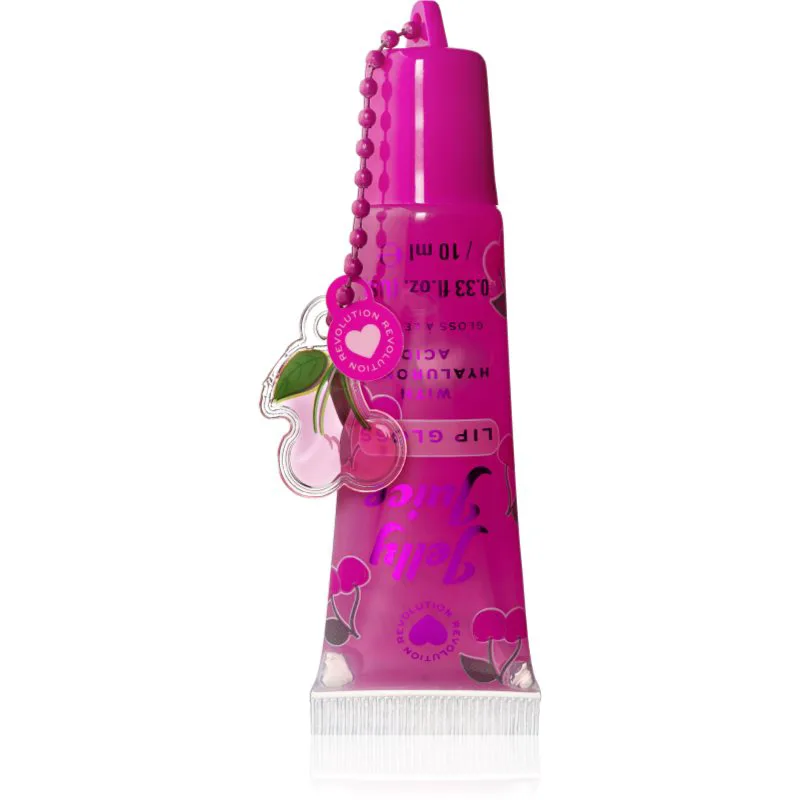 I Heart Revolution Jelly Juice Lip Tubes λιπ γκλος απόχρωση Cherry 10 ml