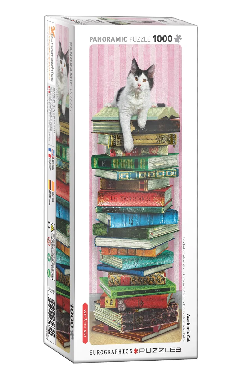 Puzzle 1000τμχ Academic Cat - Panoramic Puzzles