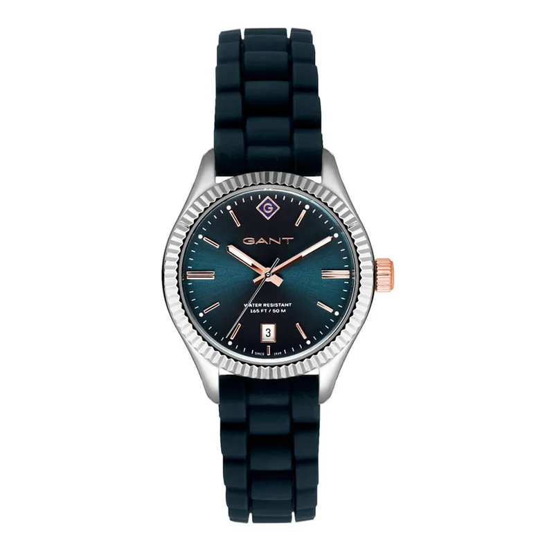 GANT Sussex Blue Rubber Strap G136019
