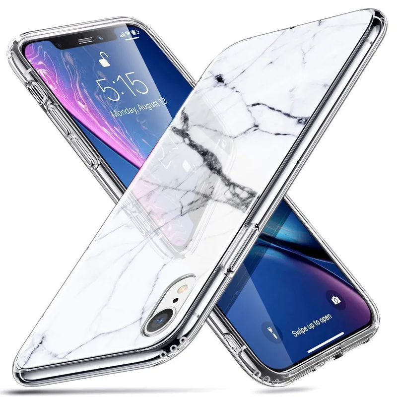 ESR iPhone XR Mimic Marble White Sierra (489424066942)