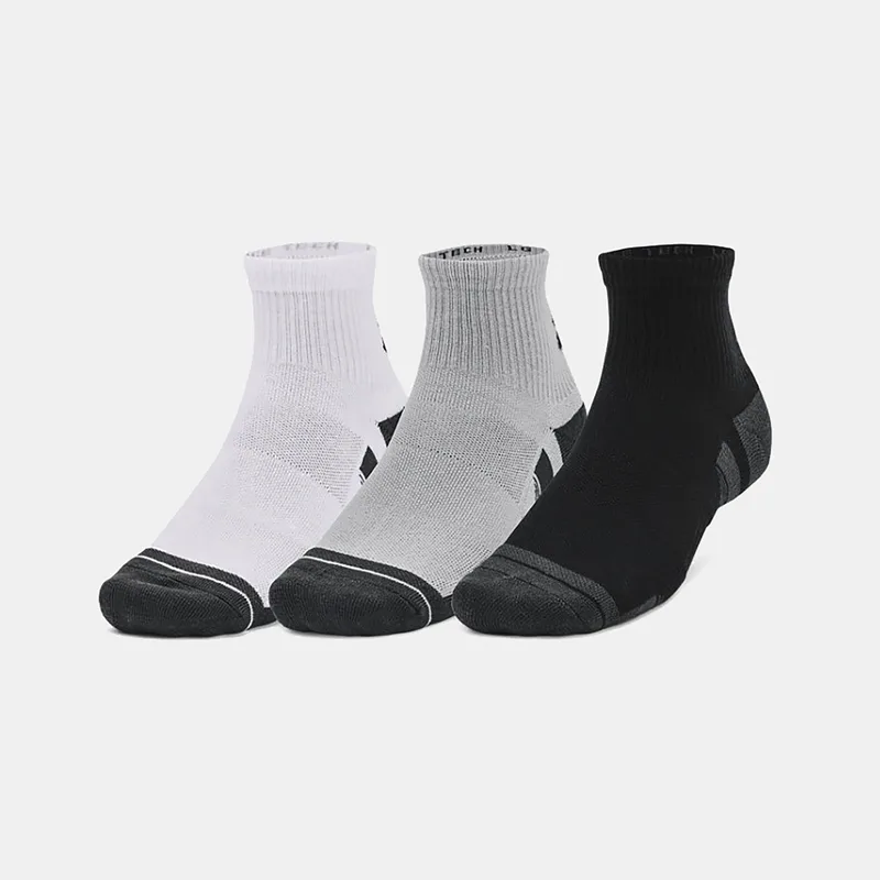 UNDER ARMOUR PERFORMANCE TECH QUARTER SOCKS 3-PACK ΠΟΛΥΧΡΩΜΟ