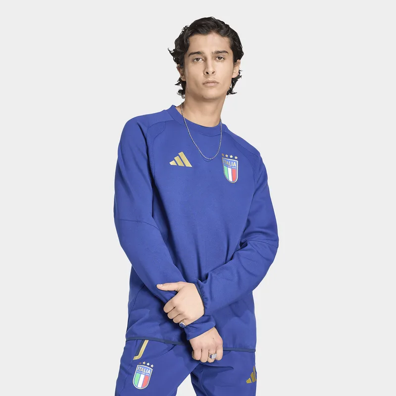 adidas M Italy Tiro Travel Crew Sweatshirt (9000263702_66177)