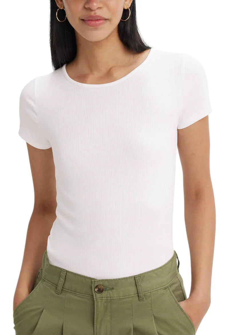 Μπλούζα Κοντομάνικη Levi's Dreamy Rib A73200001-01 Γυναικείο