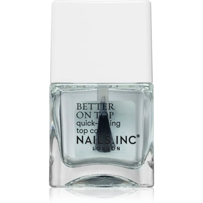 Nails Inc. Better on Top τοπ προστατευτικό βερνίκι νυχιών με λάμψη 14 ml
