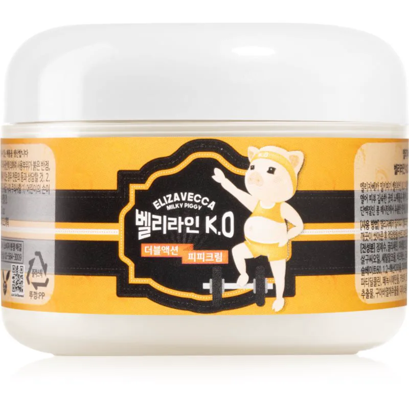 Elizavecca Milky Piggy Belly Line K.O Double Action Cream συσφικτική κρέμα για προβληματικές περιοχές 100 ml