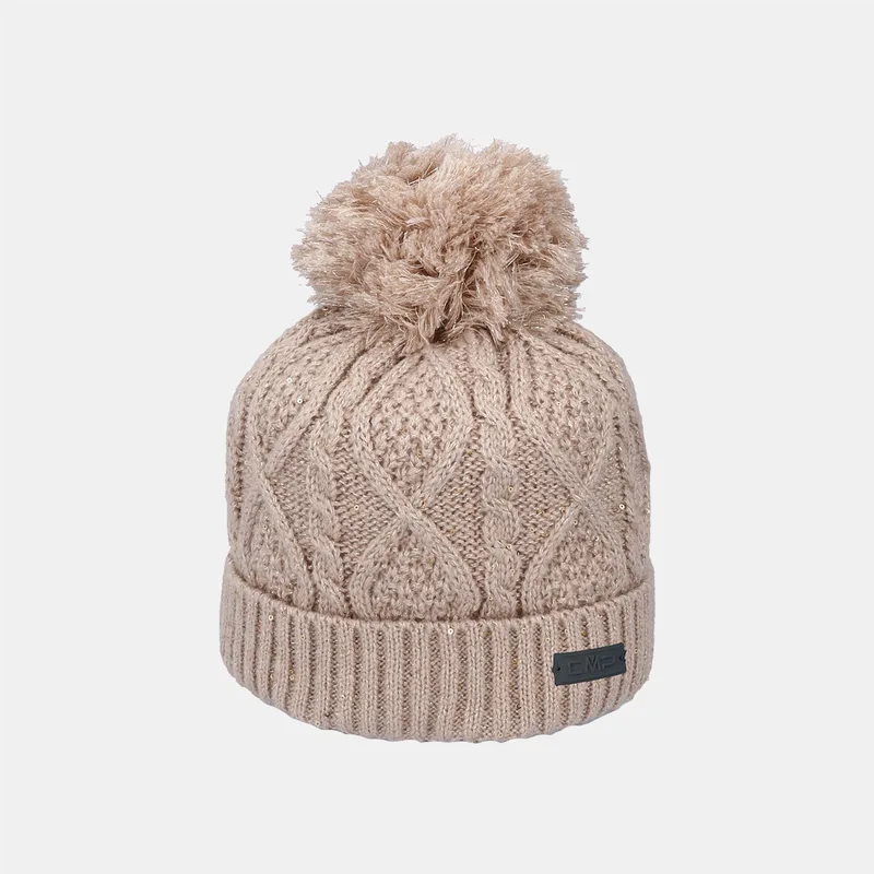 CMP WOMAN KNITTED POM POM BEANIE ΡΟΖ