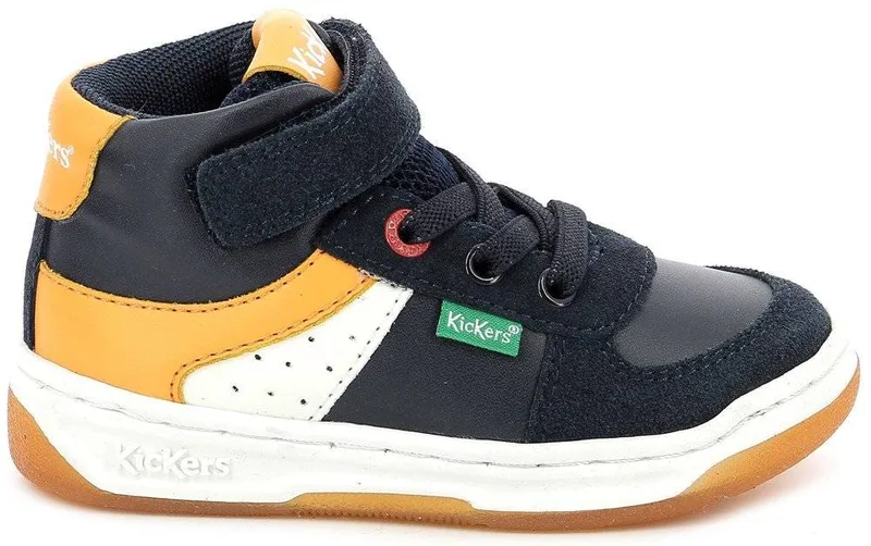 ΜΠΟΤΑΚΙ KICKERS KICKALIEN 910873 ΜΠΛΕ/ΛΕΥΚΟ/ΚΙΤΡΙΝΟ (EU:32)