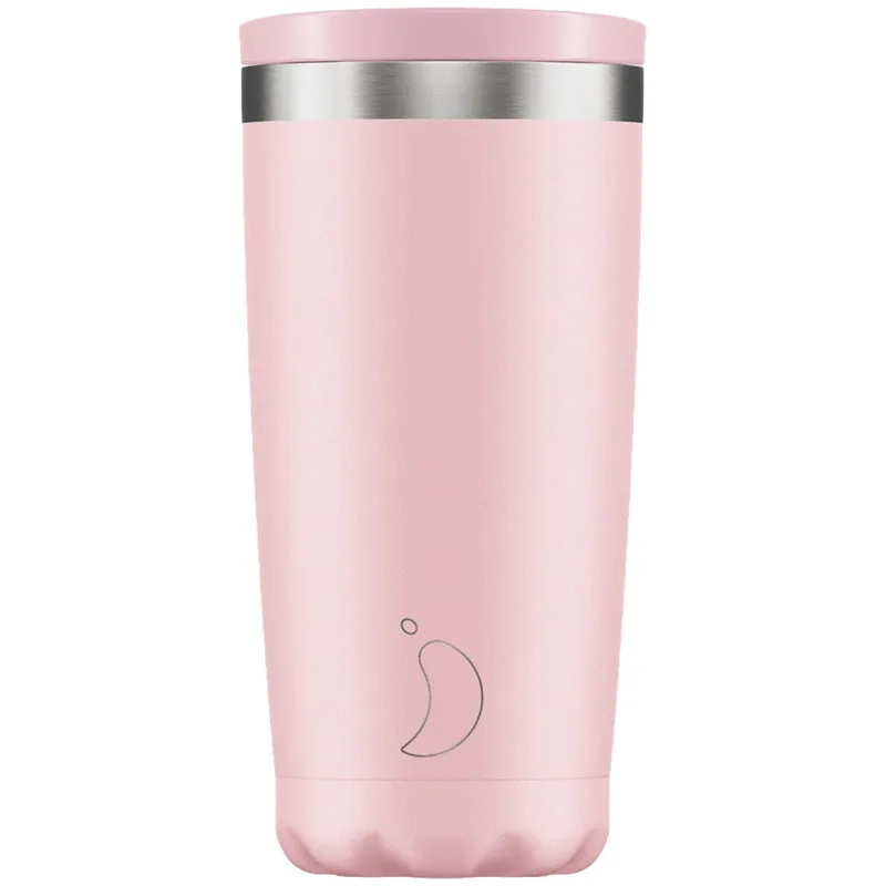 Chilly's Coffee Cup Ανοξείδωτη Κούπα για Ζεστά & Κρύα Ροφήματα 500ml - Pastel Ροζ