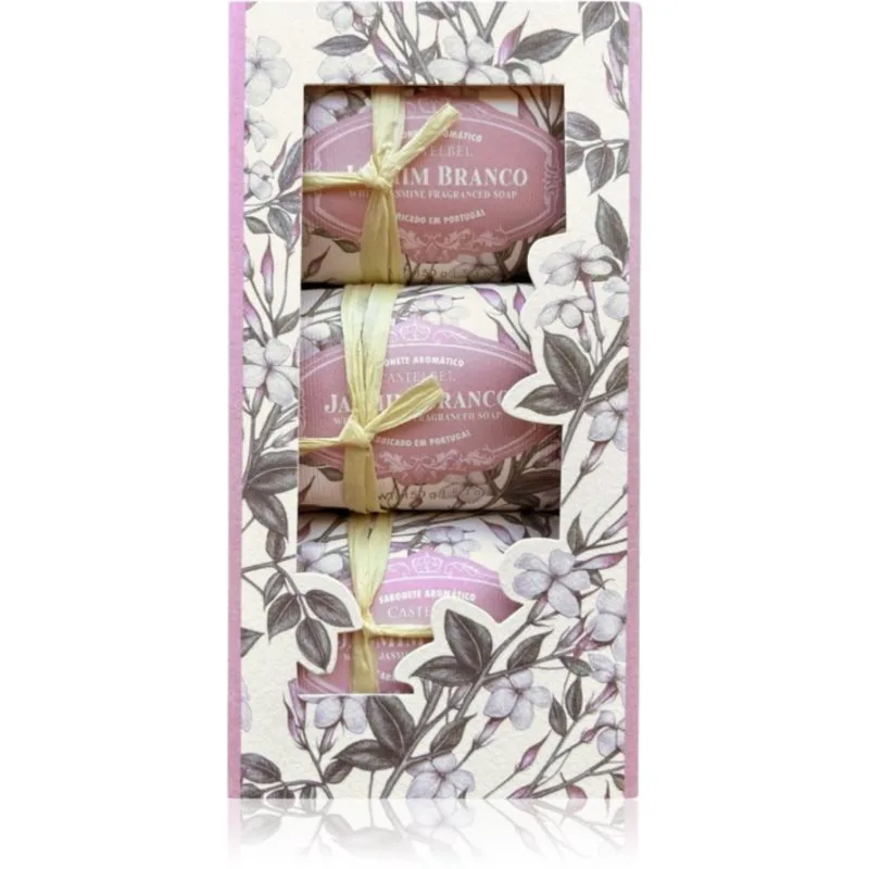 Castelbel White Jasmine Μπάρα σαπουνιού σετ δώρου 3x150 γρ