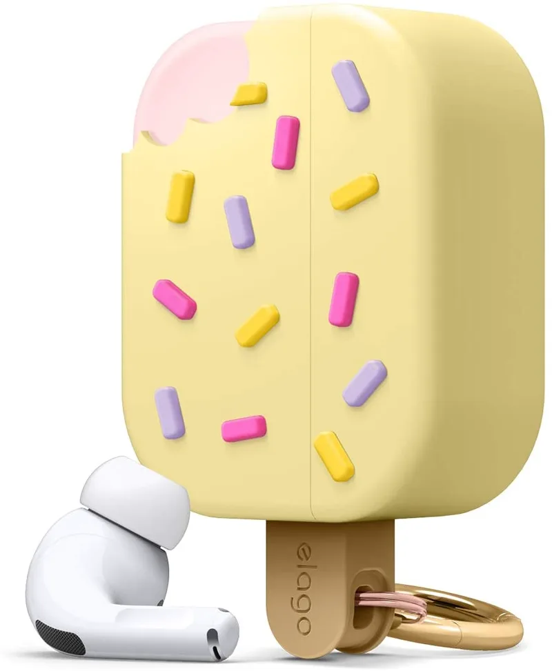 Elago AirPods Ice Cream Case - Θήκη Σιλικόνης για AirPods Pro 1st Gen - Yellow (EAPP-ICE-YE)