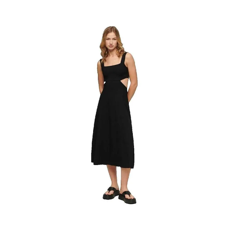 Μακριά Φορέματα Superdry Robe Cutout sans manches midi