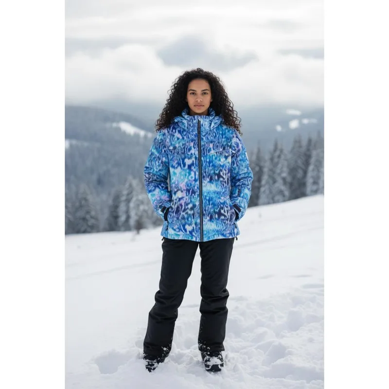 Μπουφάν snow σκι κορίτσι name it-13216438-Blue Tint