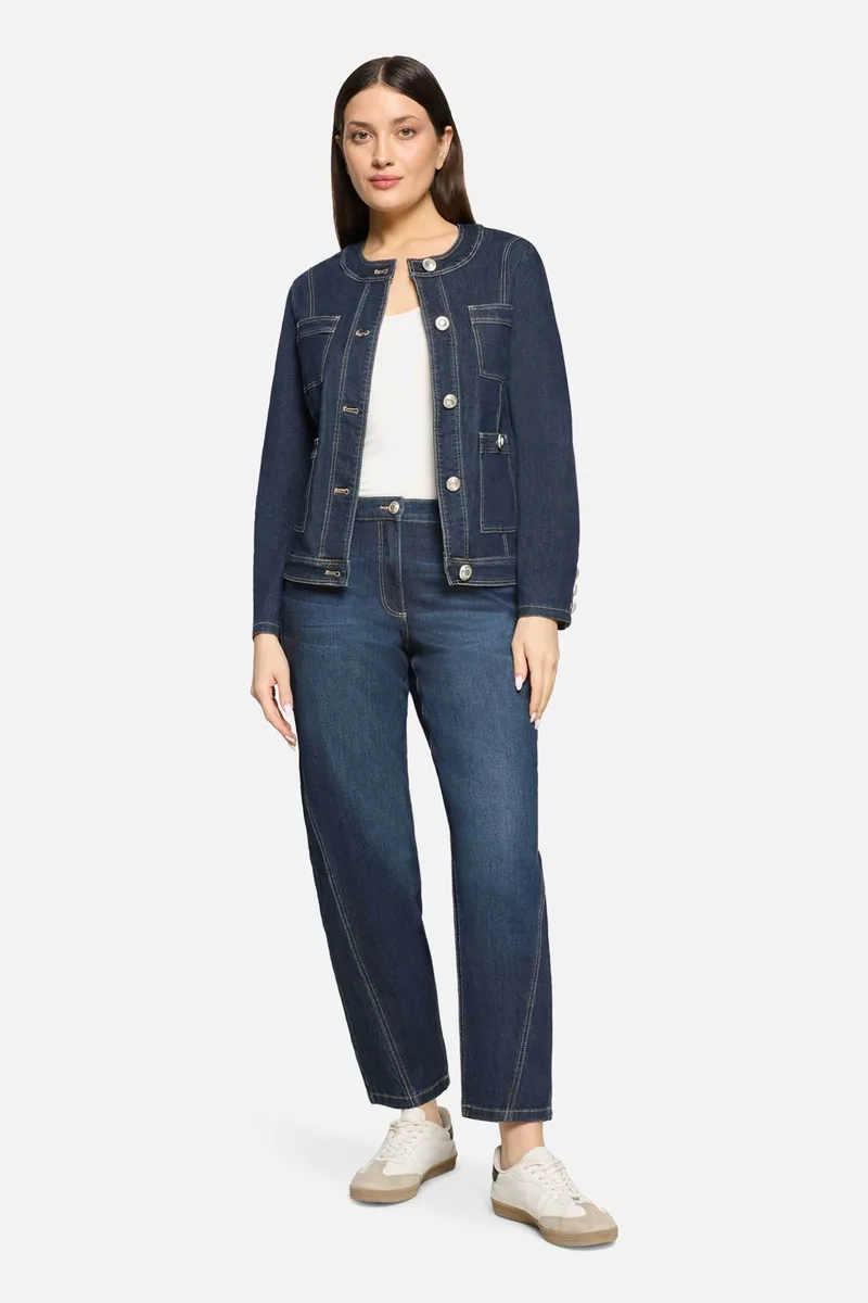 Betty Barclay γυναικείο τζιν παντελόνι Relaxed Fit - 6151/1831 Denim Blue Σκούρο