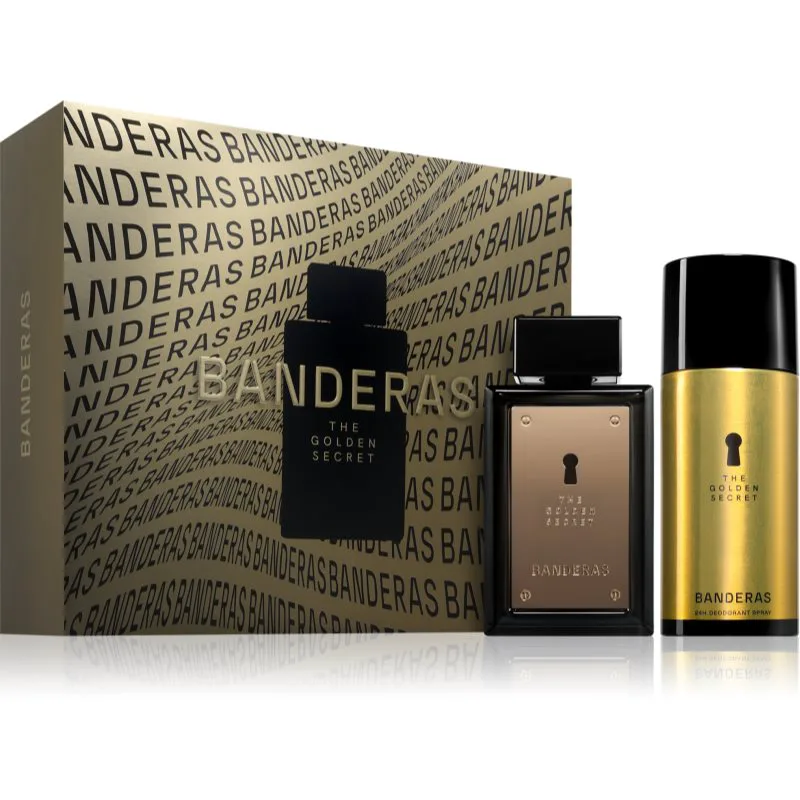Banderas The Golden Secret σετ δώρου για άντρες 1 τμχ