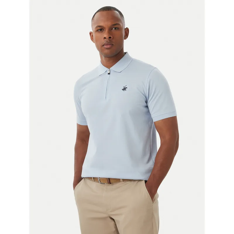 Beverly Hills Polo Club Polo M2734 Ανοιχτό μπλε Regular Fit