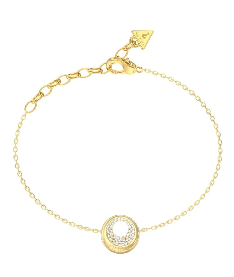 GUESS STEEL Βραχιόλι από Ανοξείδωτο ατσάλι Χρυσό JUBB06246JWYGL
