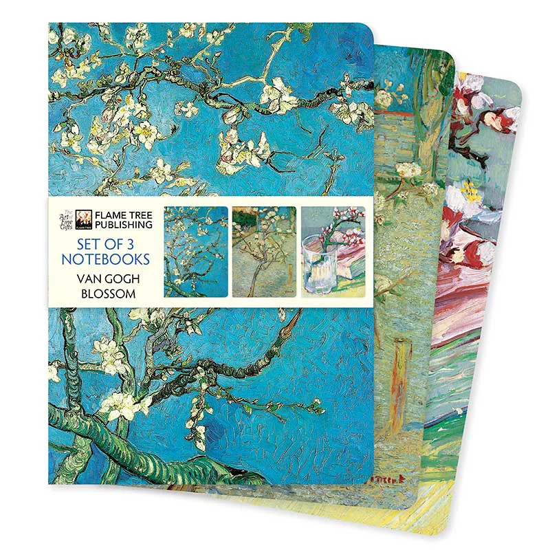 Σημειωματάριο Vincent van Gogh: Blossom Set of 3 Standard Notebooks