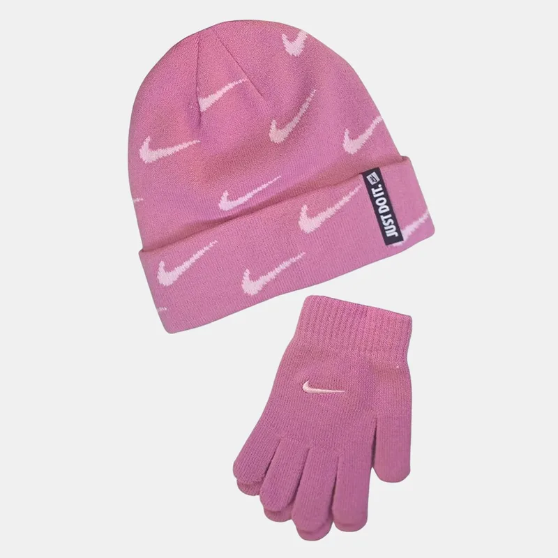 Nike Swoosh Repeat Beanie Set (9000245365_43230)