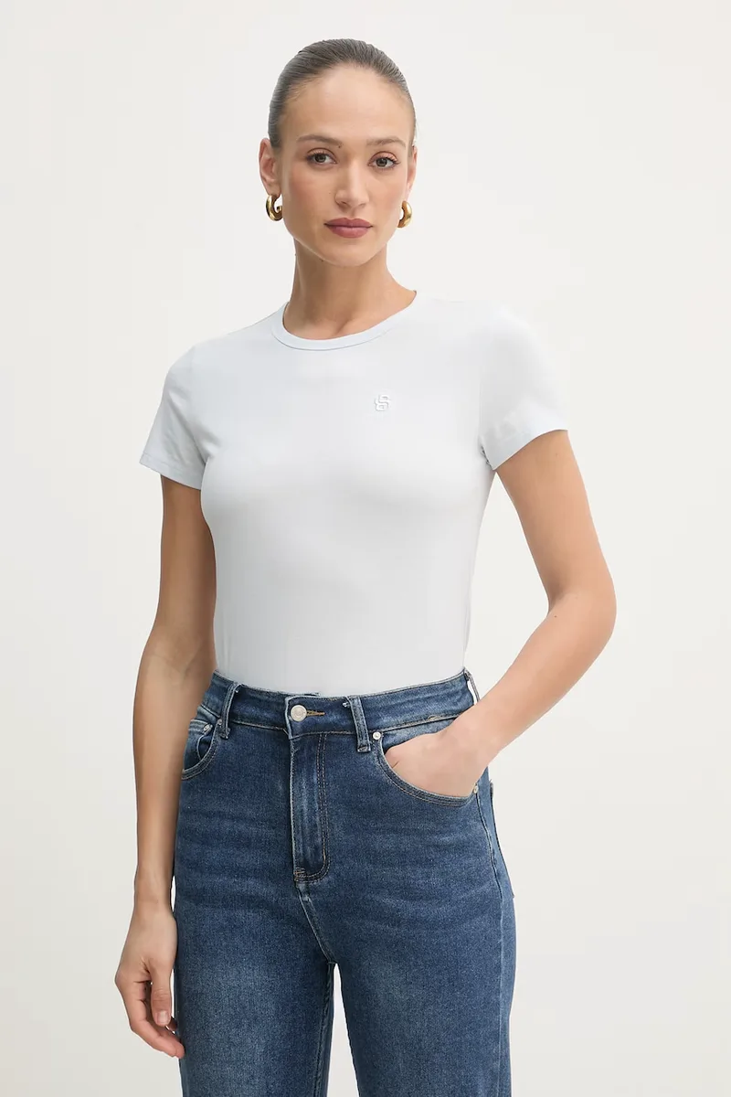 BOSS t-shirt γυναικείο βαμβακερό
