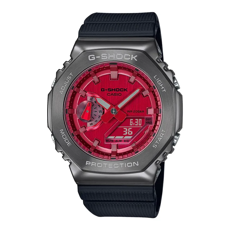 CASIO G-Shock AnaDigi Black Rubber Strap GM-2100B-4AER