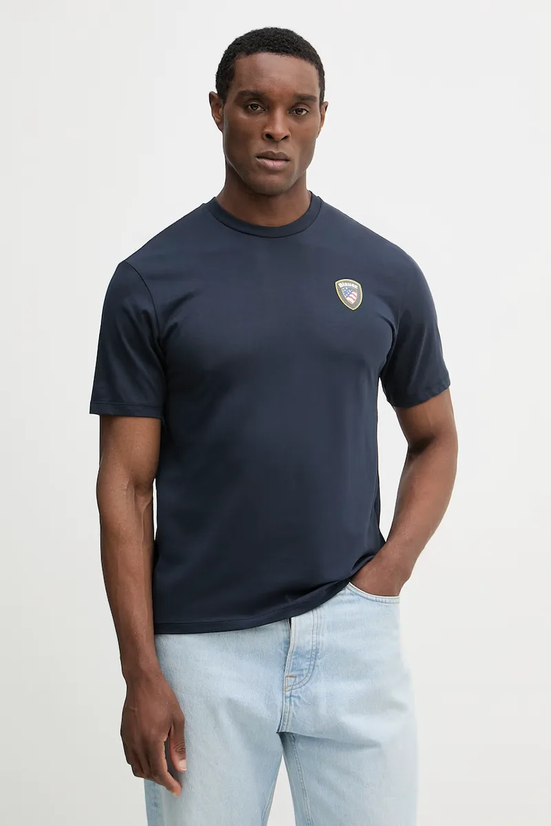Βαμβακερό μπλουζάκι Blauer FAXON