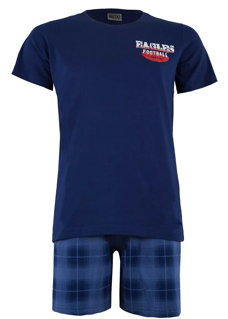 Ανδρική πυτζαμα καρο . Comfortable Style. ΜΠΛΕ
