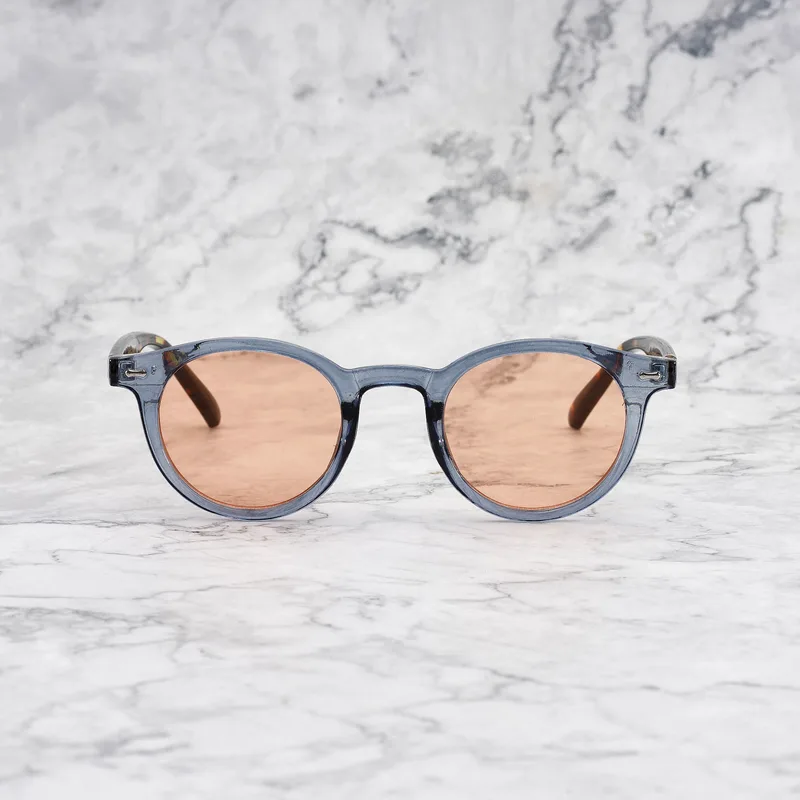 JAMES Tinted Sunglasses | Blue & Tortoise | Πορτοκαλί Shades | Explicit Poets Sunglasses