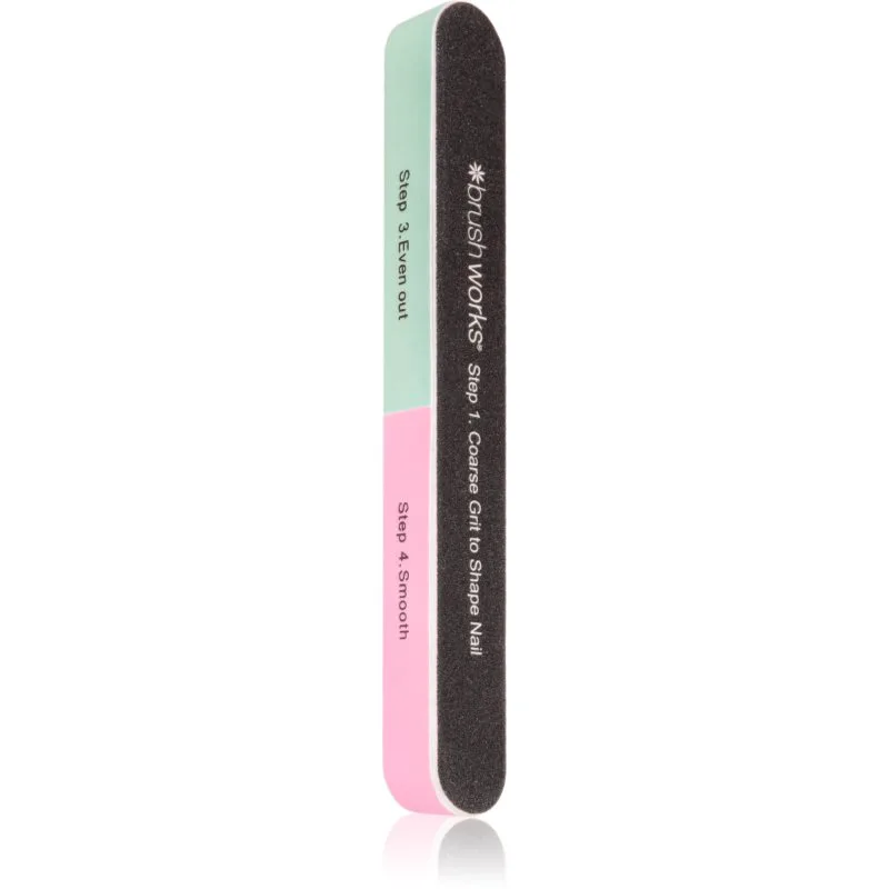 Brushworks Shape & Shine λίμα γυαλίσματος νυχιών έξι όψεων 1 τμχ