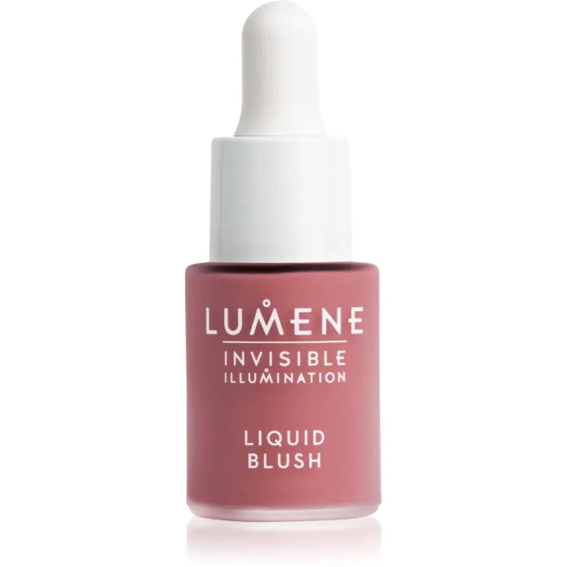 Lumene Invisible Illumination υγρό ρουζ για λαμπρή επιδερμίδα απόχρωση Arctuc Rose 15 ml