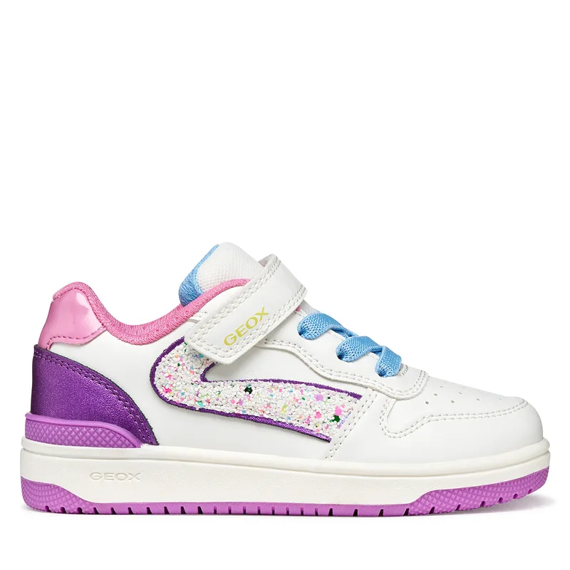 Αθλητικά Geox J Washiba Girl J55HXA 054AJ C1Z8H M Λευκό