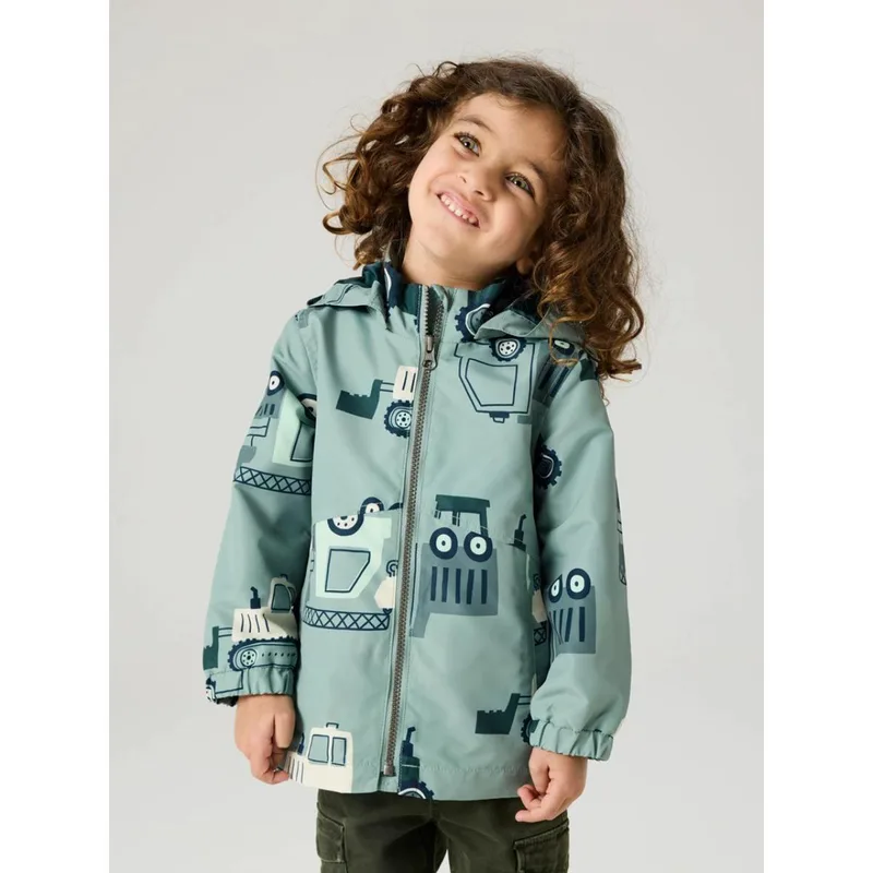 Μπουφάν λεπτό αγόρι name it-13251603-Chinois Green