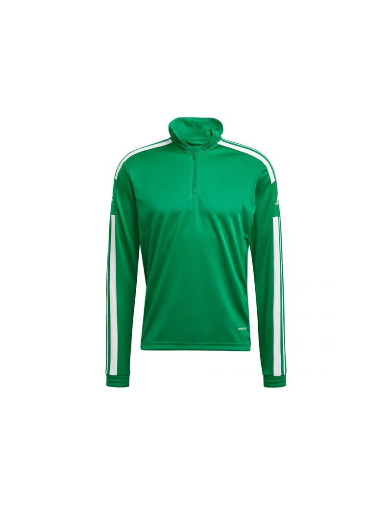 Adidas Squadra 21 Ανδρική Μπλούζα με Φερμουάρ Μακρυμάνικη Πράσινη GP6473