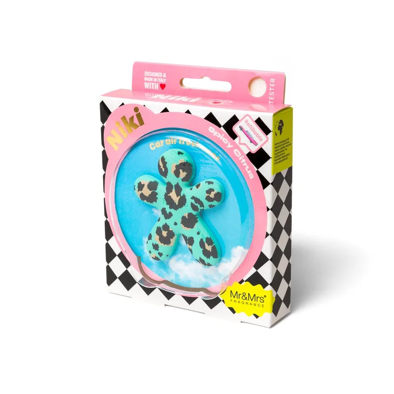 Αρωματικό αυτοκινήτου Niki Animalier Blue, Spicy Citrus