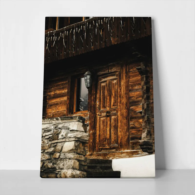 Πίνακας σε Καμβά RUSTIC FARMHOUSE PORCH