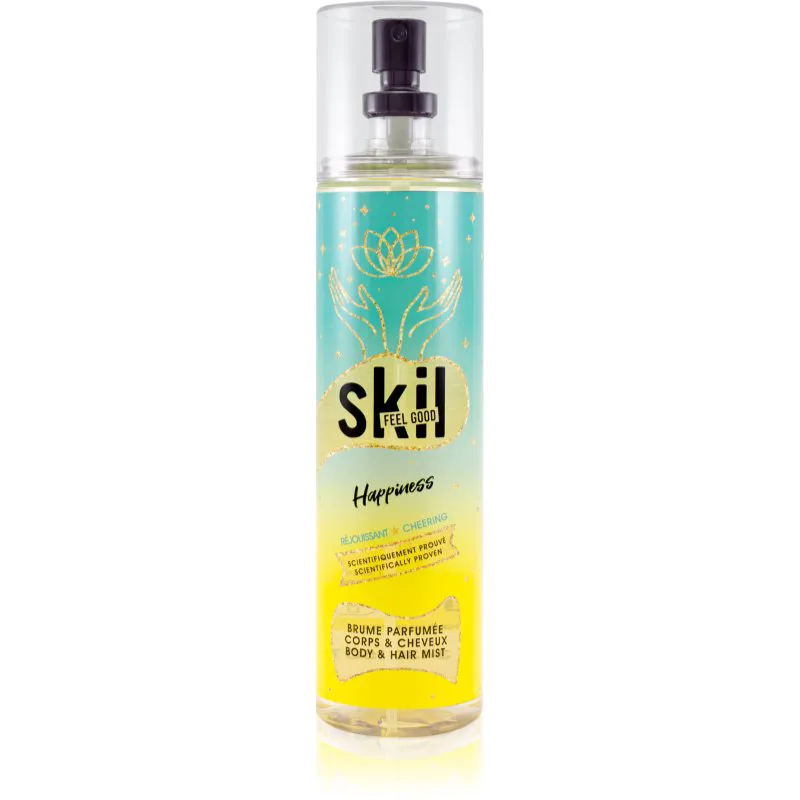 Skil Feel Good Happiness αναζωογονητική ομίχλη για μαλλιά και σώμα για γυναίκες 250 ml