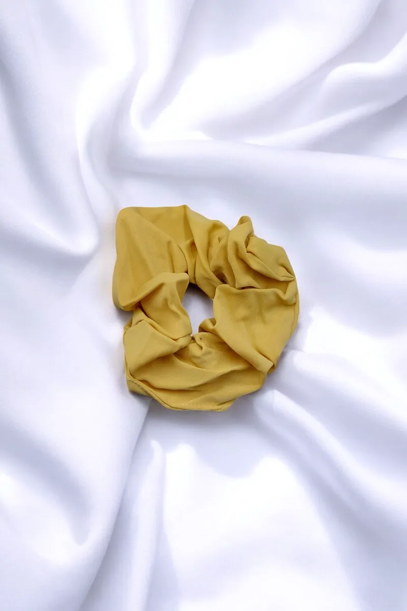 ΛΑΣΤΙΧΑΚΙ ΜΑΛΛΙΩΝ SCRUNCHIE ΜΟΝΟΧΡΩΜΟ ΠΟΡΤΟΚΑΛΙ